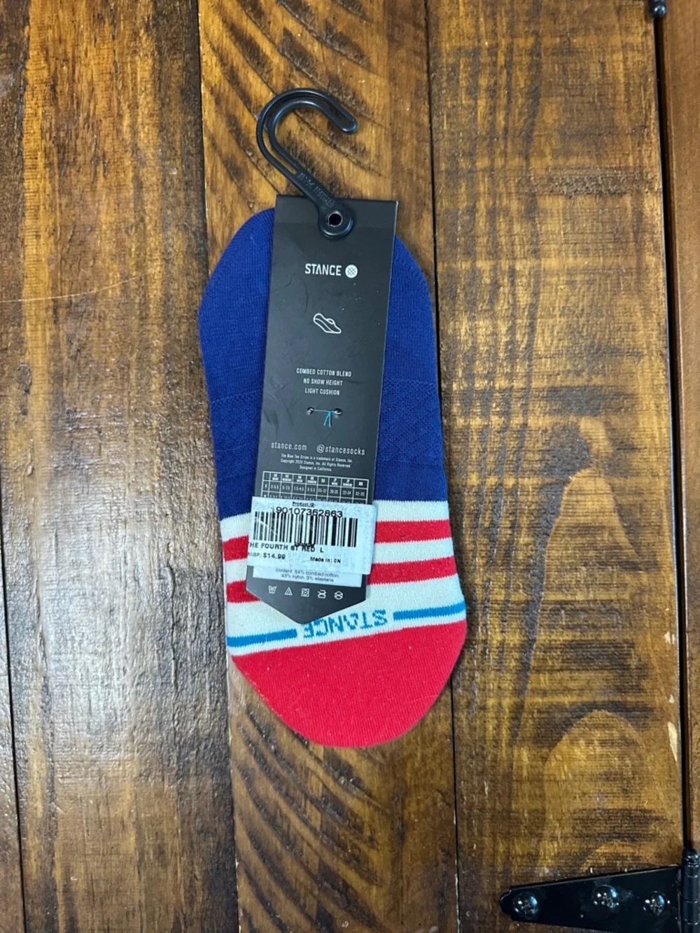 NWT Stance - The Fourth No Show Socks - Men's Size Large (9-12)